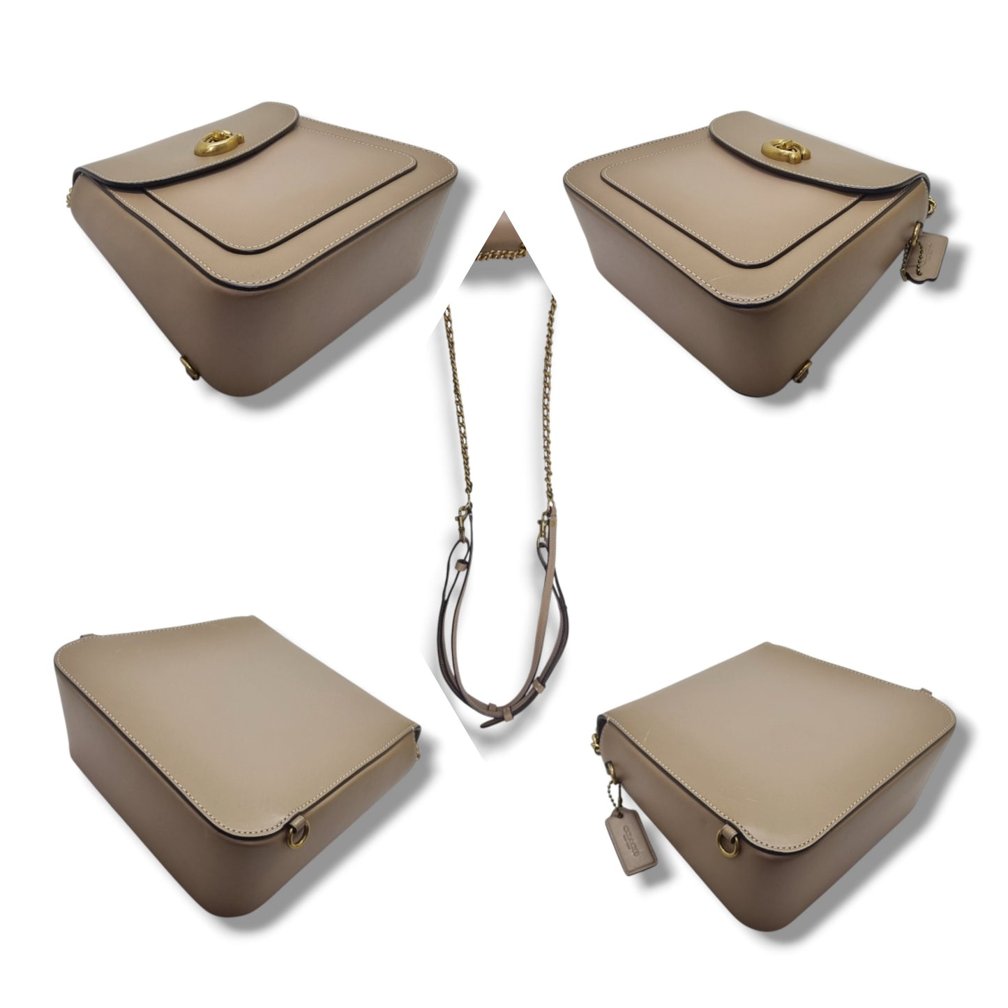 Coach Madison Convertible Backpack 18 Calfskin Ghw (Brown)