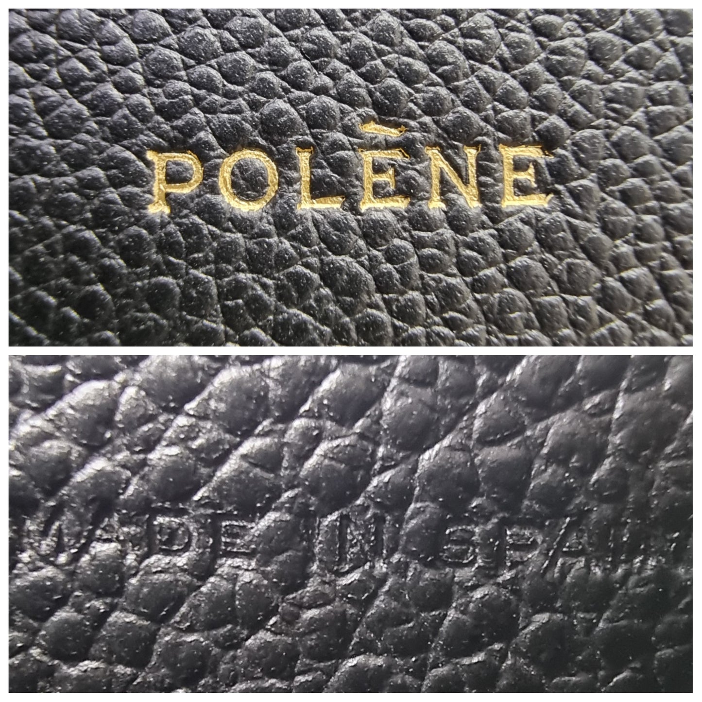 Polene Etui Telephone Onda Pouch Ghw ( Black)