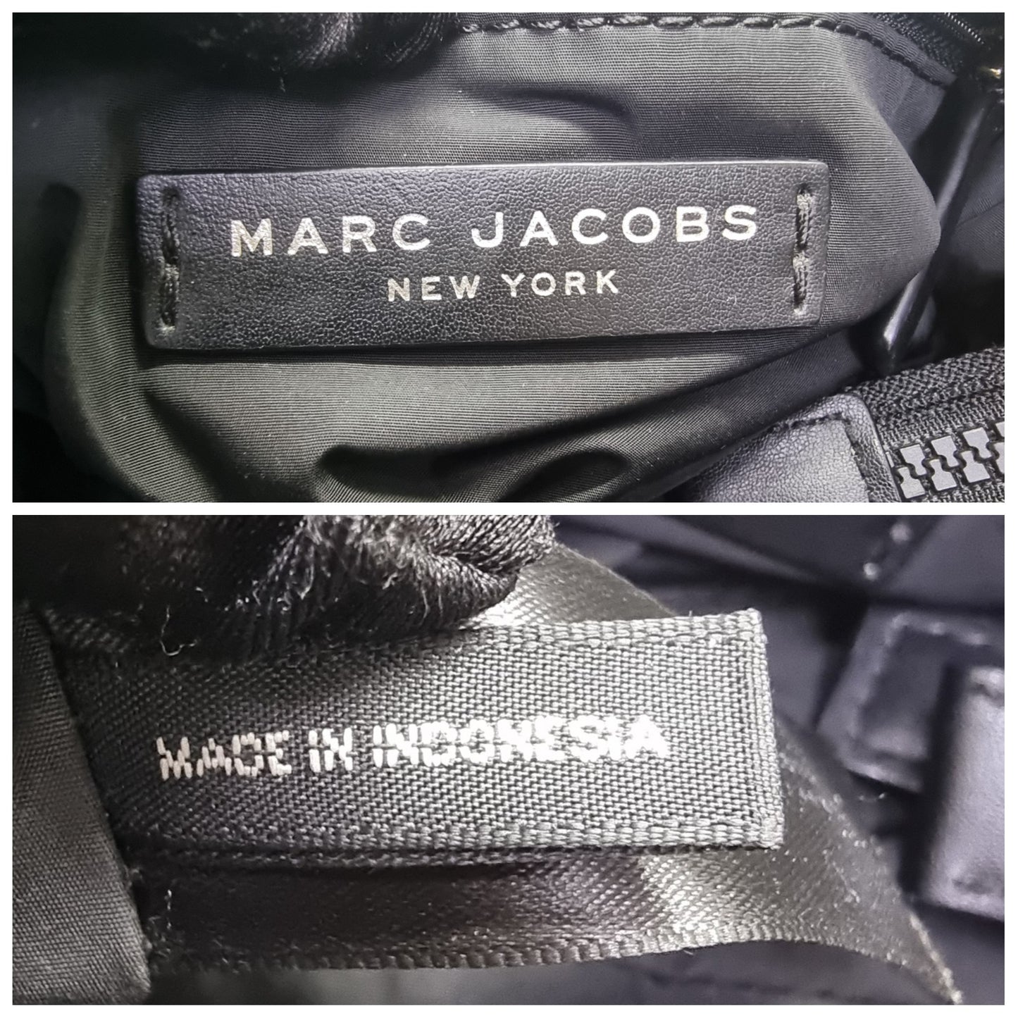 Marc Jacobs Quilted Nylon Crossbody Ghw (Black)