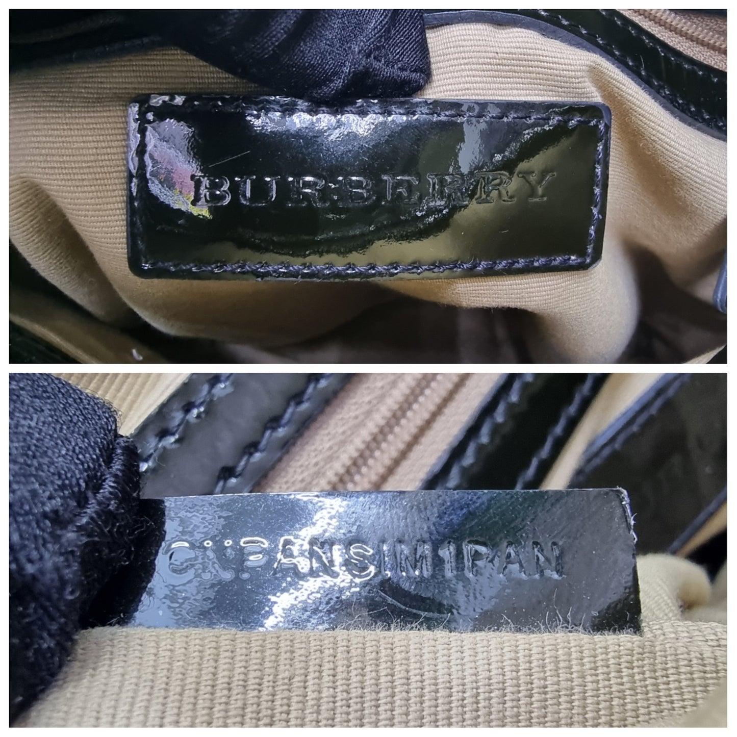 Burberry Supernova Check Coated Canvas Dryden Crossbody Shw (Black)