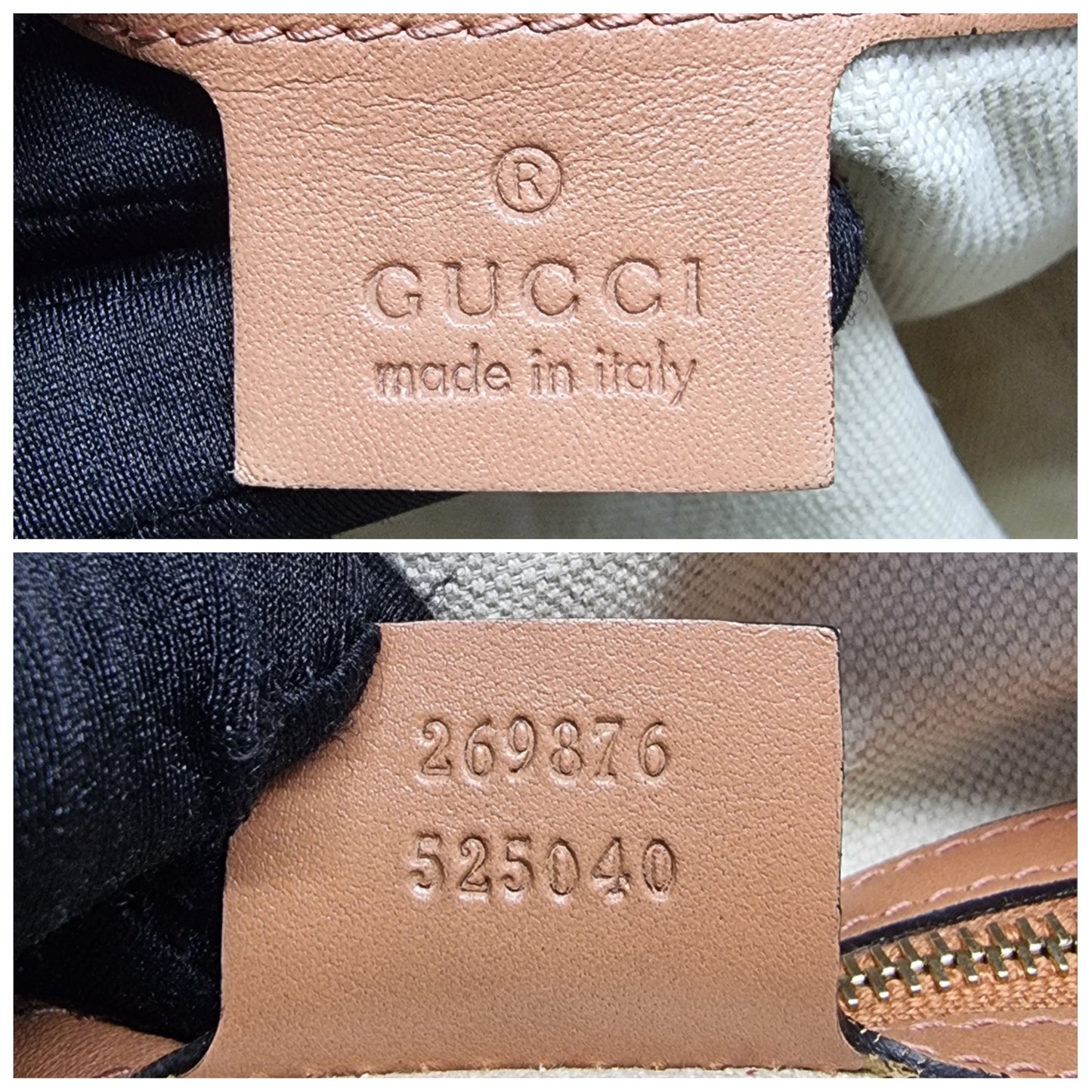 Gucci GG Canvas Joy Boston Bag Ghw (Light Brown)