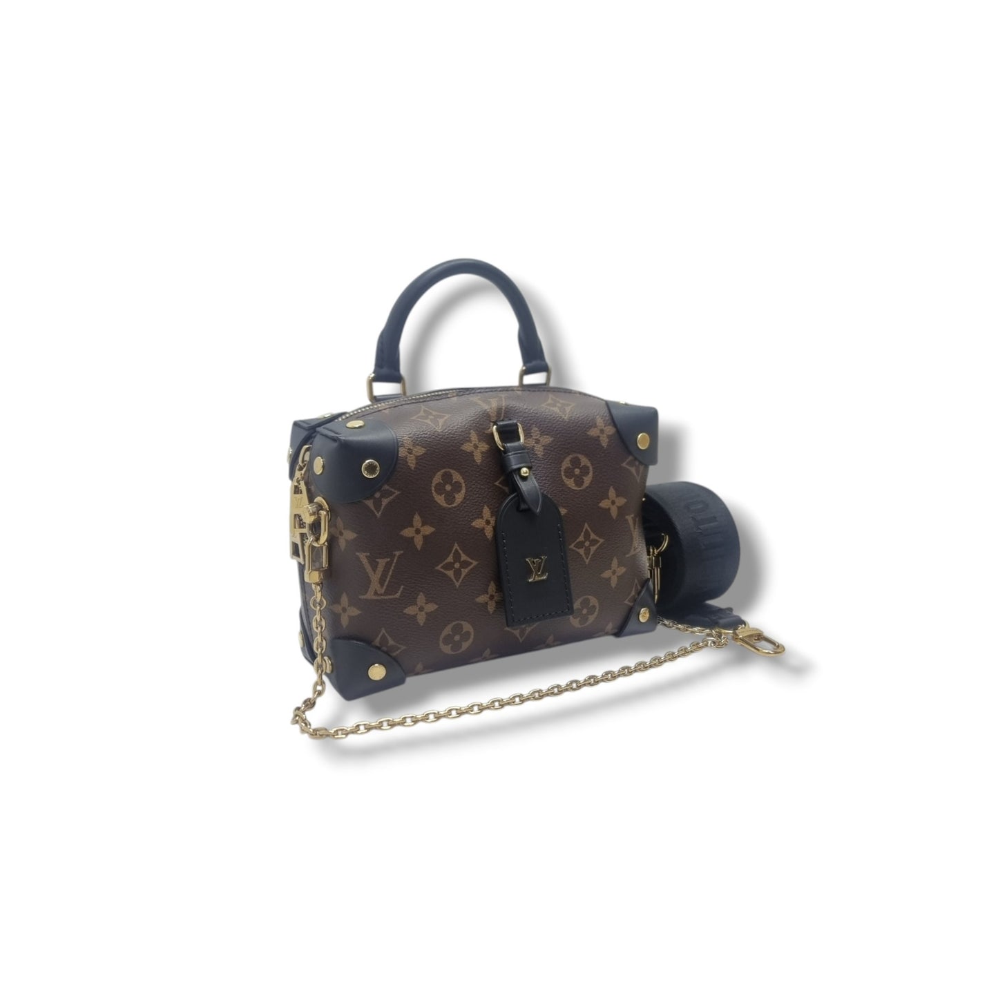 Louis Vuitton Petite Malle Souple Monogram Black Ghw