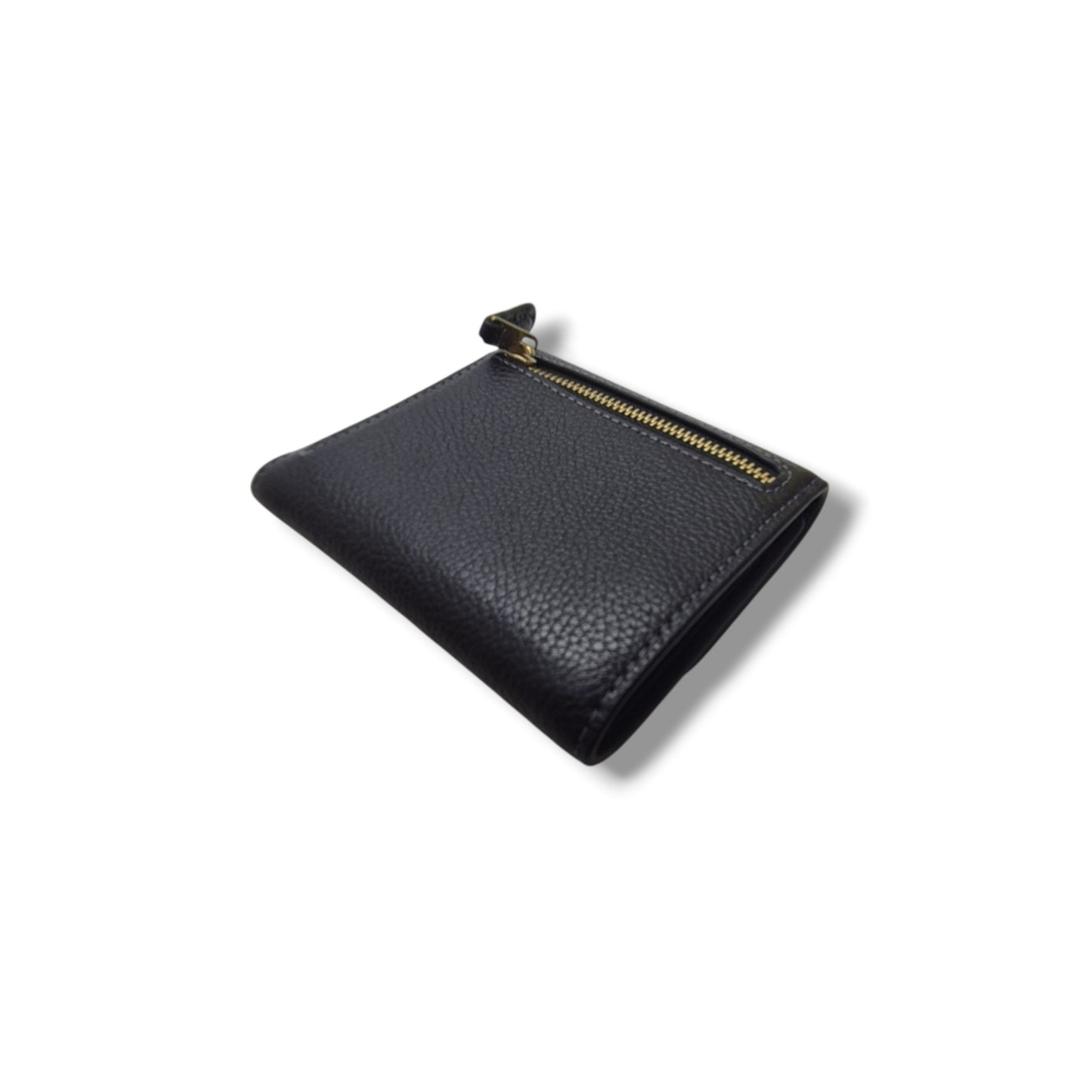 Coach Mila Small Flap Wallet Ghw (Black)