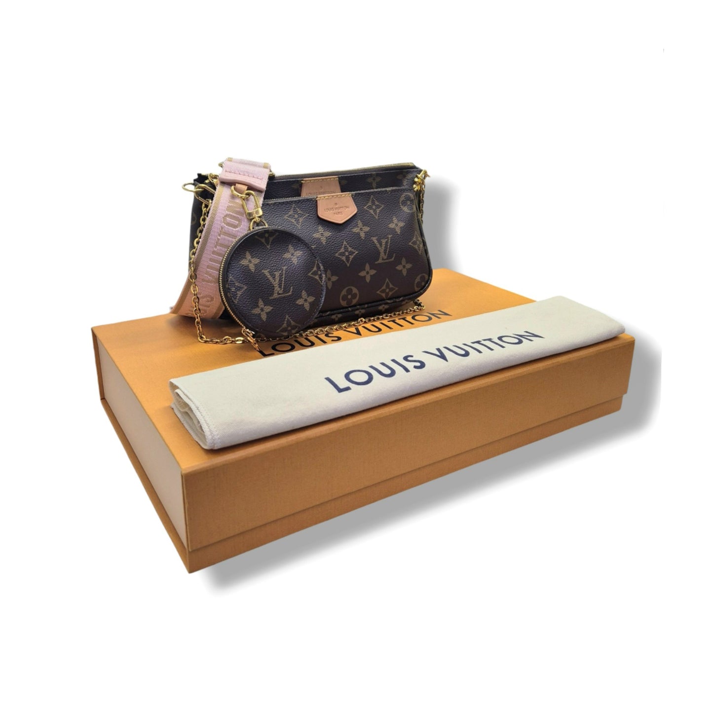 Louis Vuitton Multi Pochette Accessories Monogram Ghw