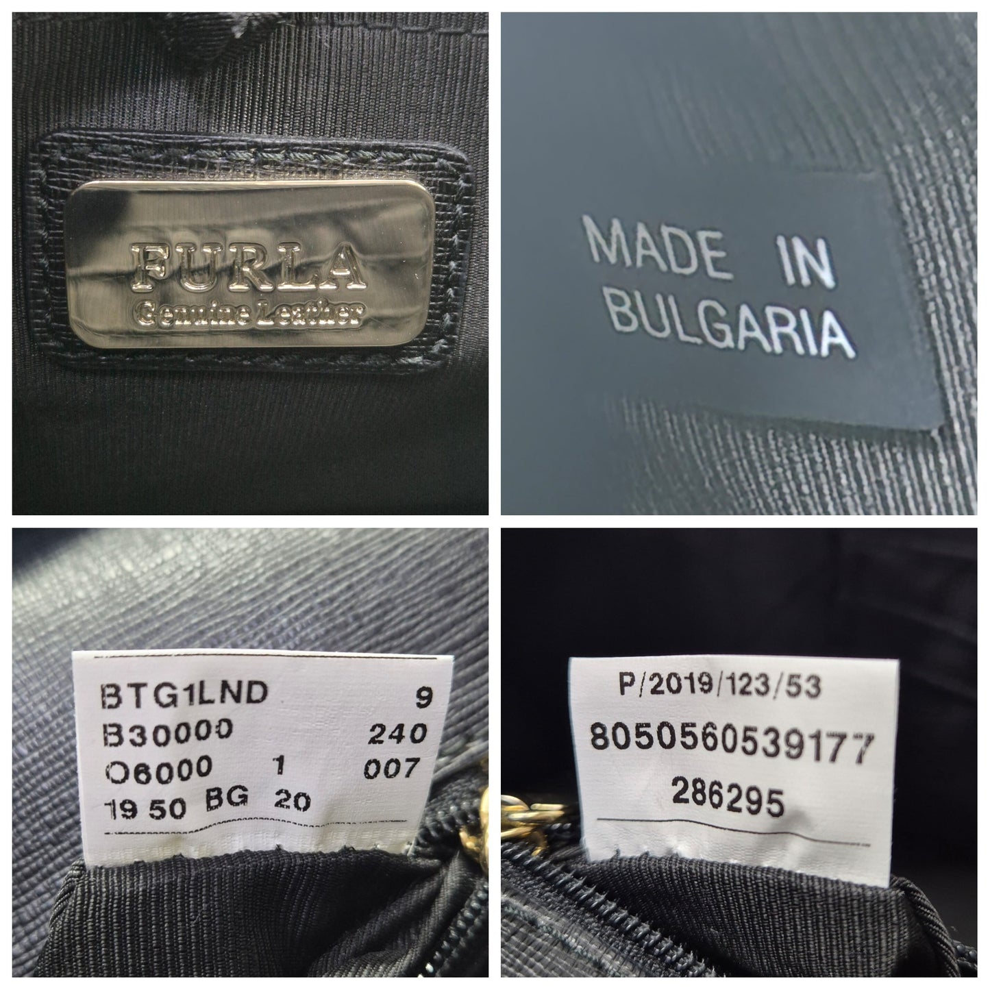 Furla Bella Leather Crossbody Ghw (Black)