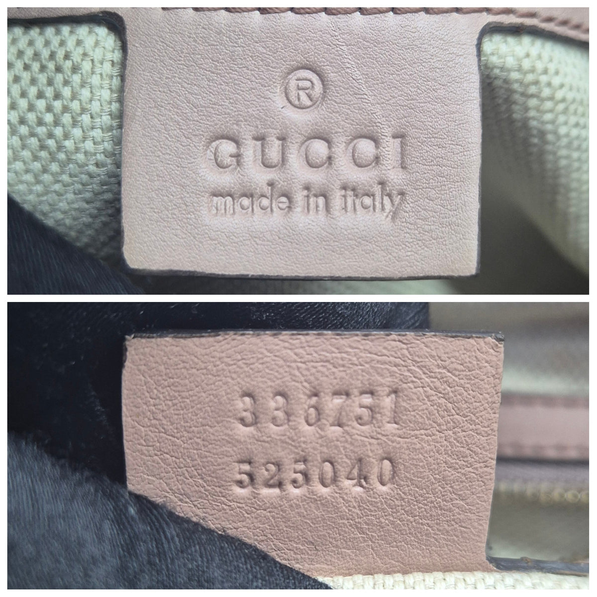 Gucci Soho GG Interlocking Small Leather Tote Ghw (Light Brown)
