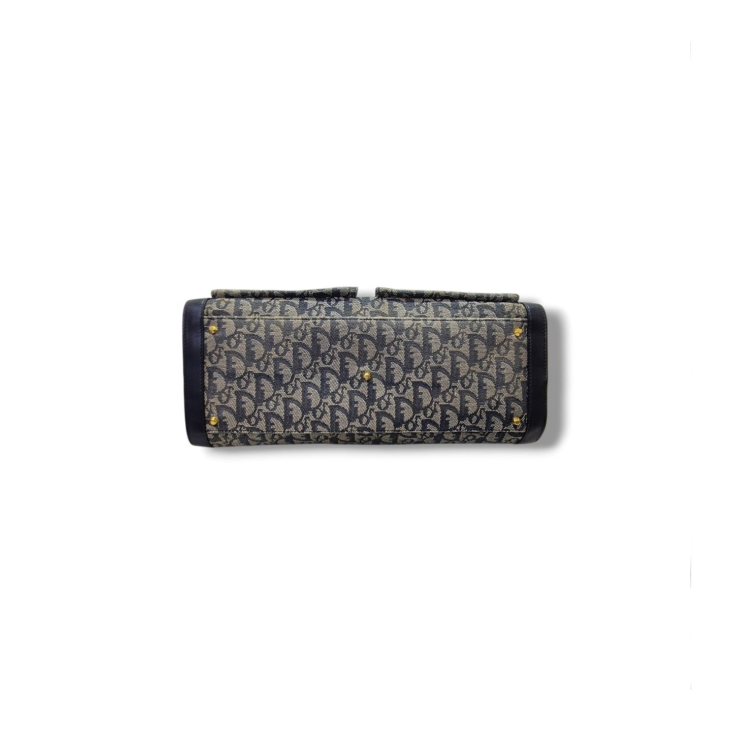 Christian Dior Diorissimo Lovely Canvas Bag Shw (Black)