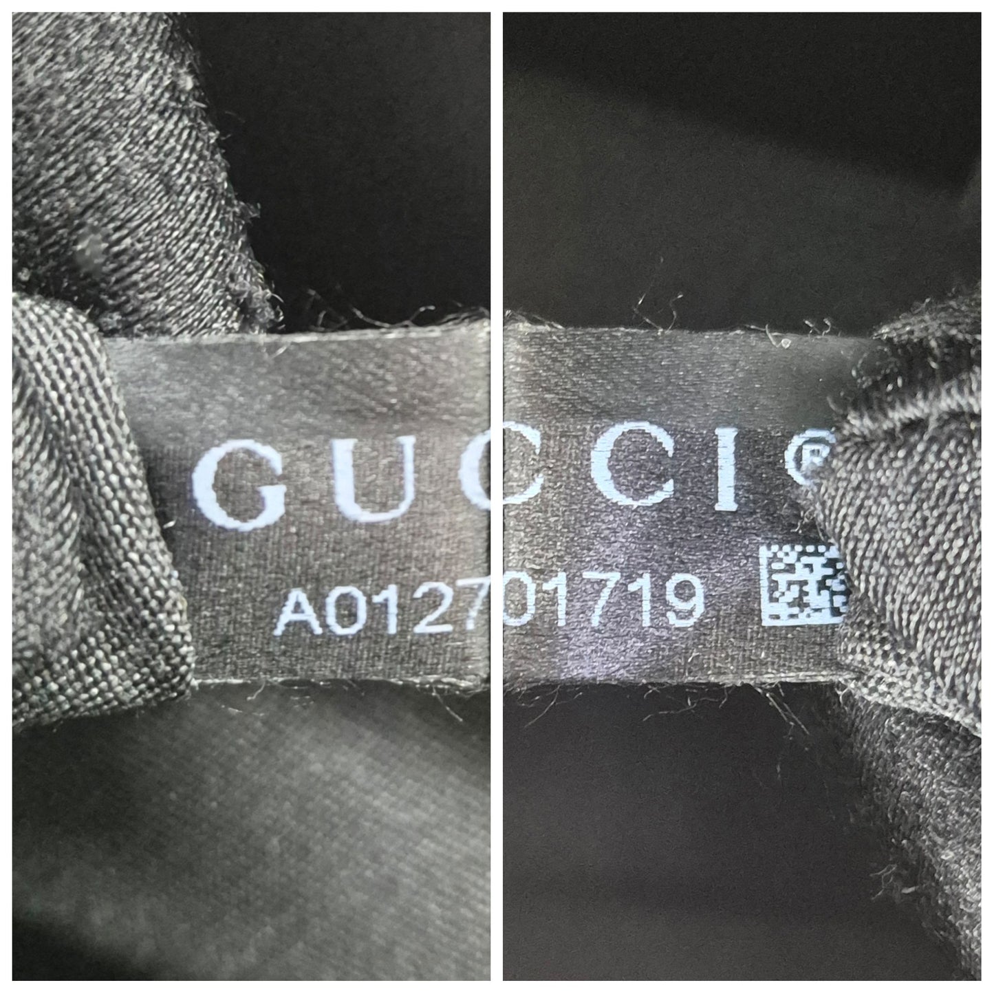 Gucci GG Joy Crystal Canvas Boston Bag Shw (Black Crystal)