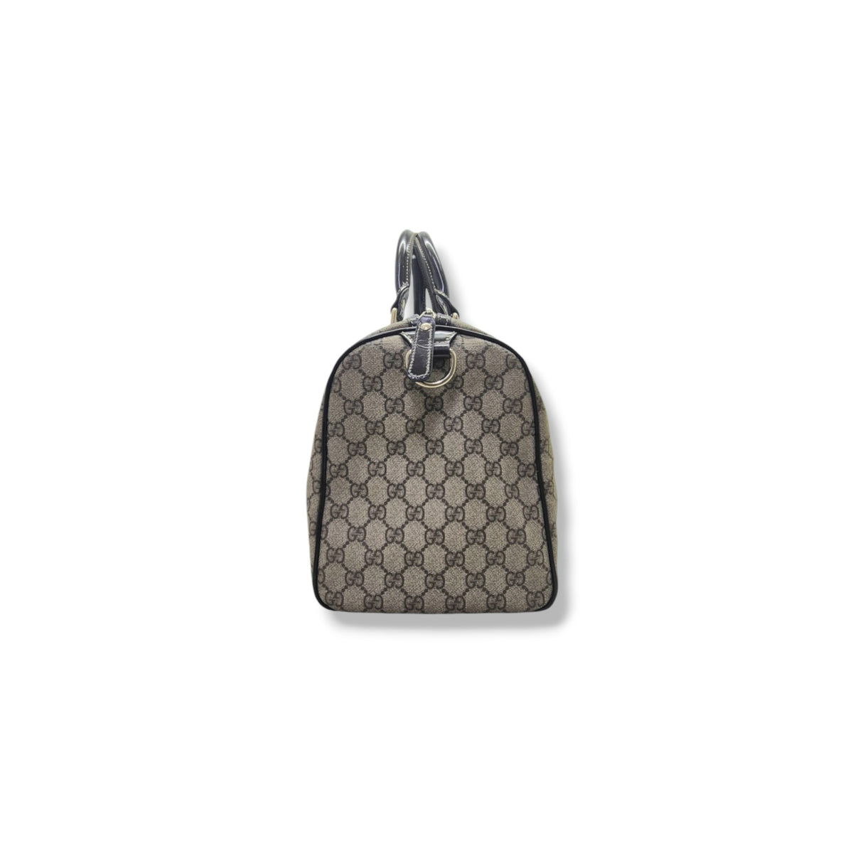 Gucci GG Joy Canvas Boston Bag Ghw (Beige/Brown)
