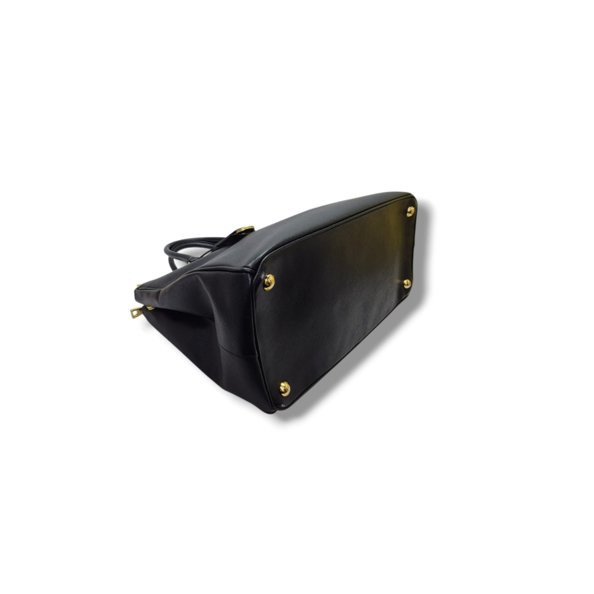 Prada BN2274 Galleria Saffiano Lux Tote Bag Ghw (Black)