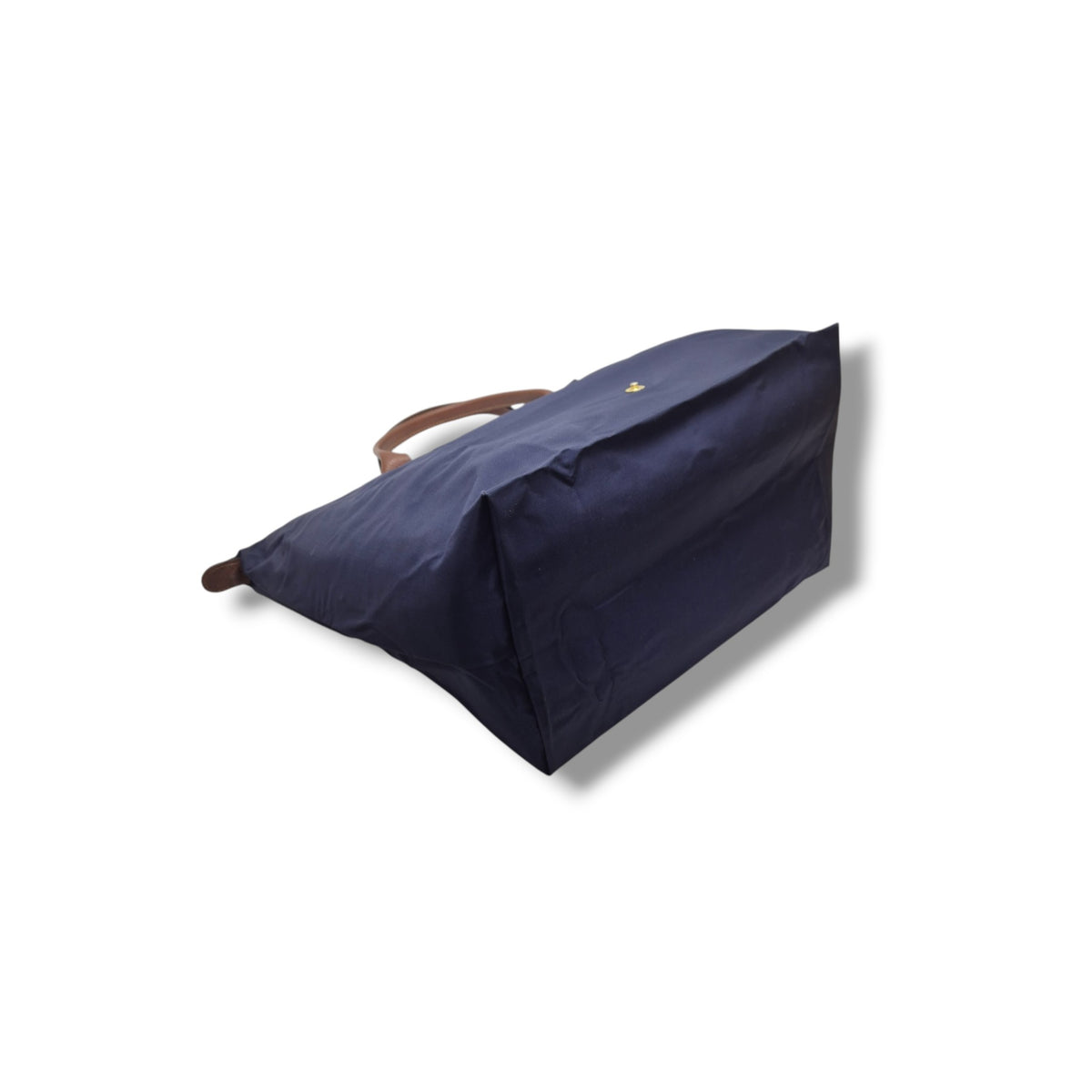 Longchamp Le Pliage SH Medium Polyamide Canvas Ghw (Navy Blue)