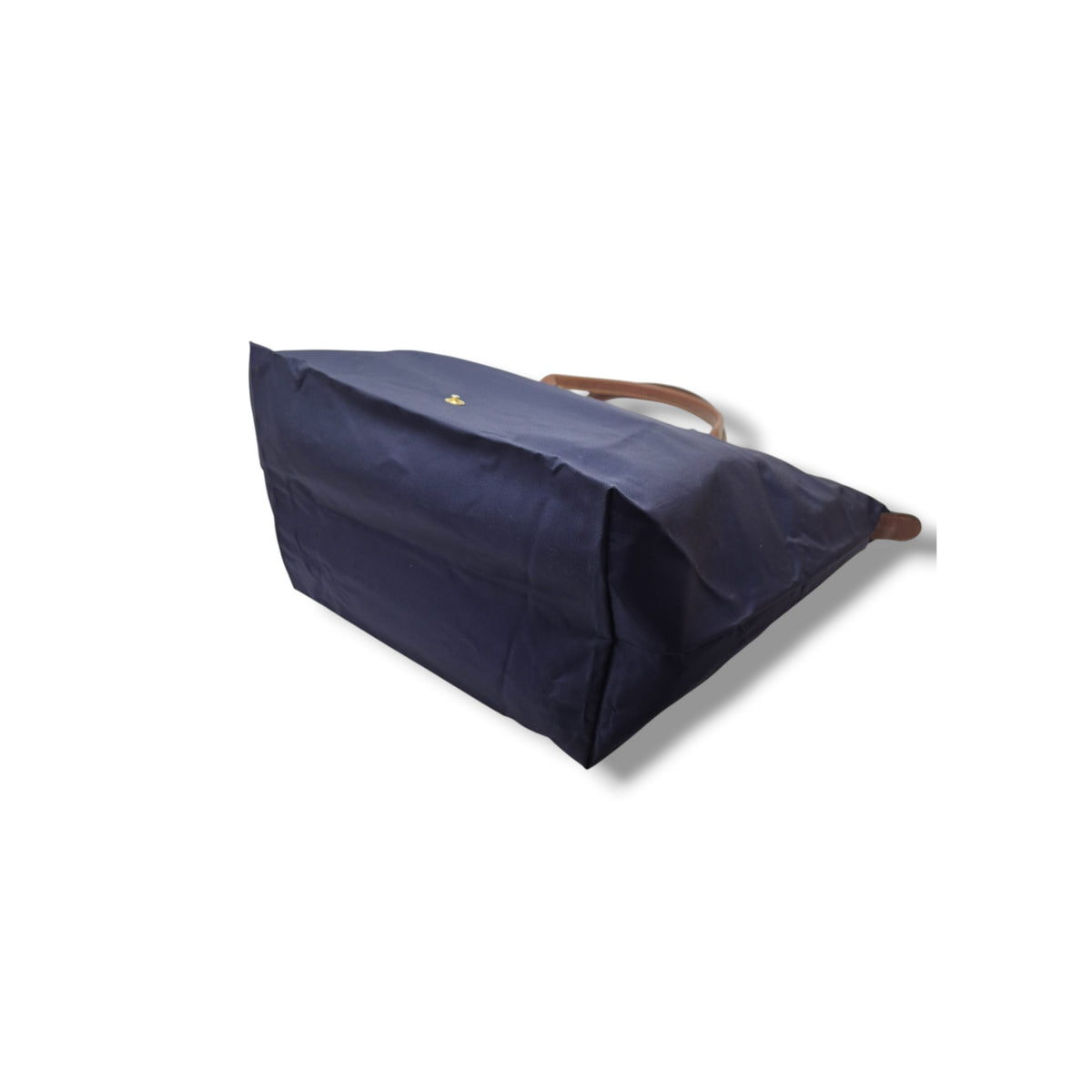 Longchamp Le Pliage SH Medium Polyamide Canvas Ghw (Navy Blue)