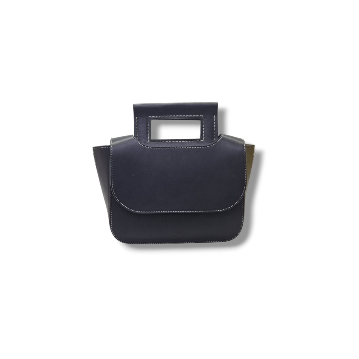 Celine Small Square Leather Bag Shw (Black)