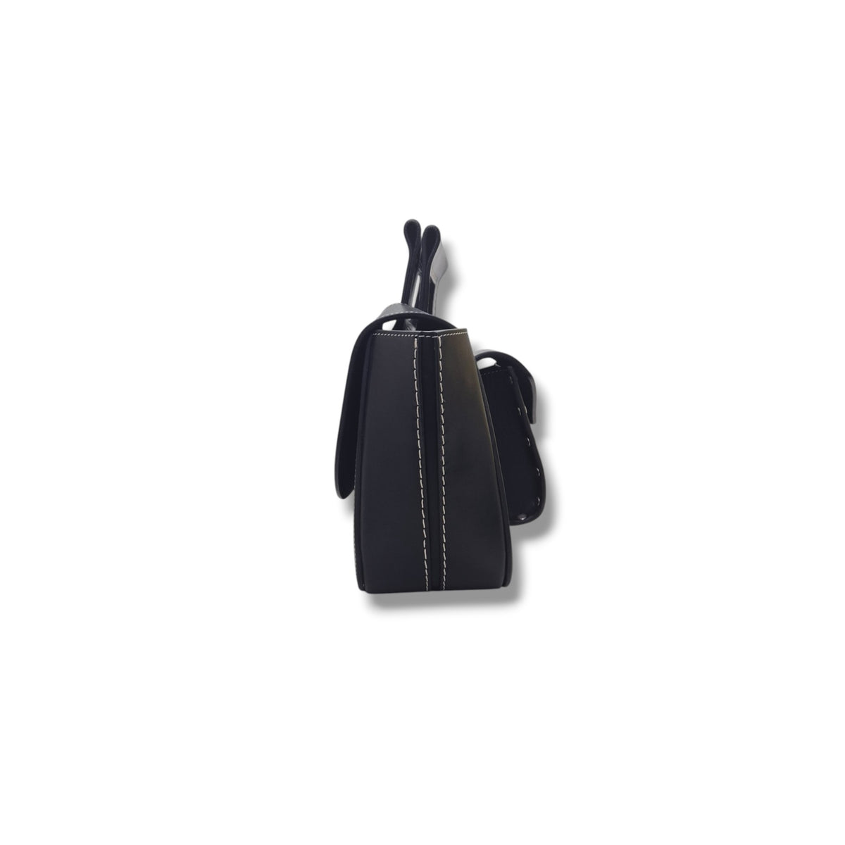 Celine Small Square Leather Bag Shw (Black)