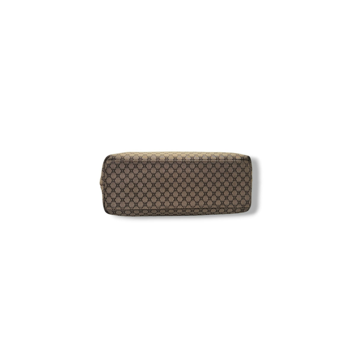Celine Macadam Canvas Shoulder Bag Ghw (Brown)