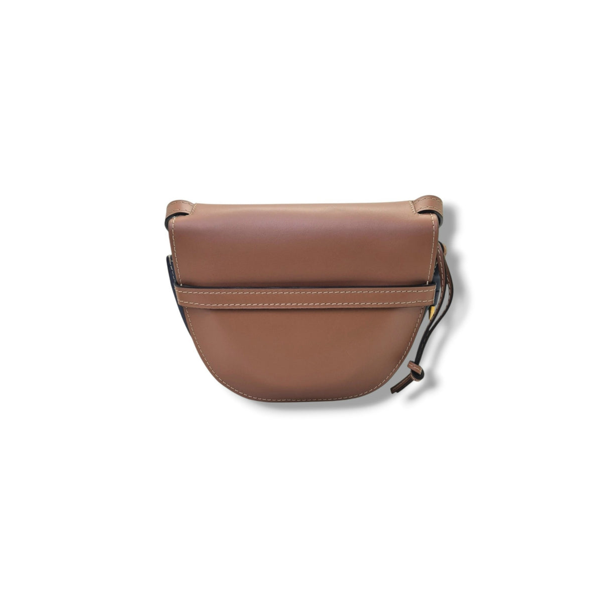 Loewe Gate Bag Leather Small Ghw (Brown/Blue)
