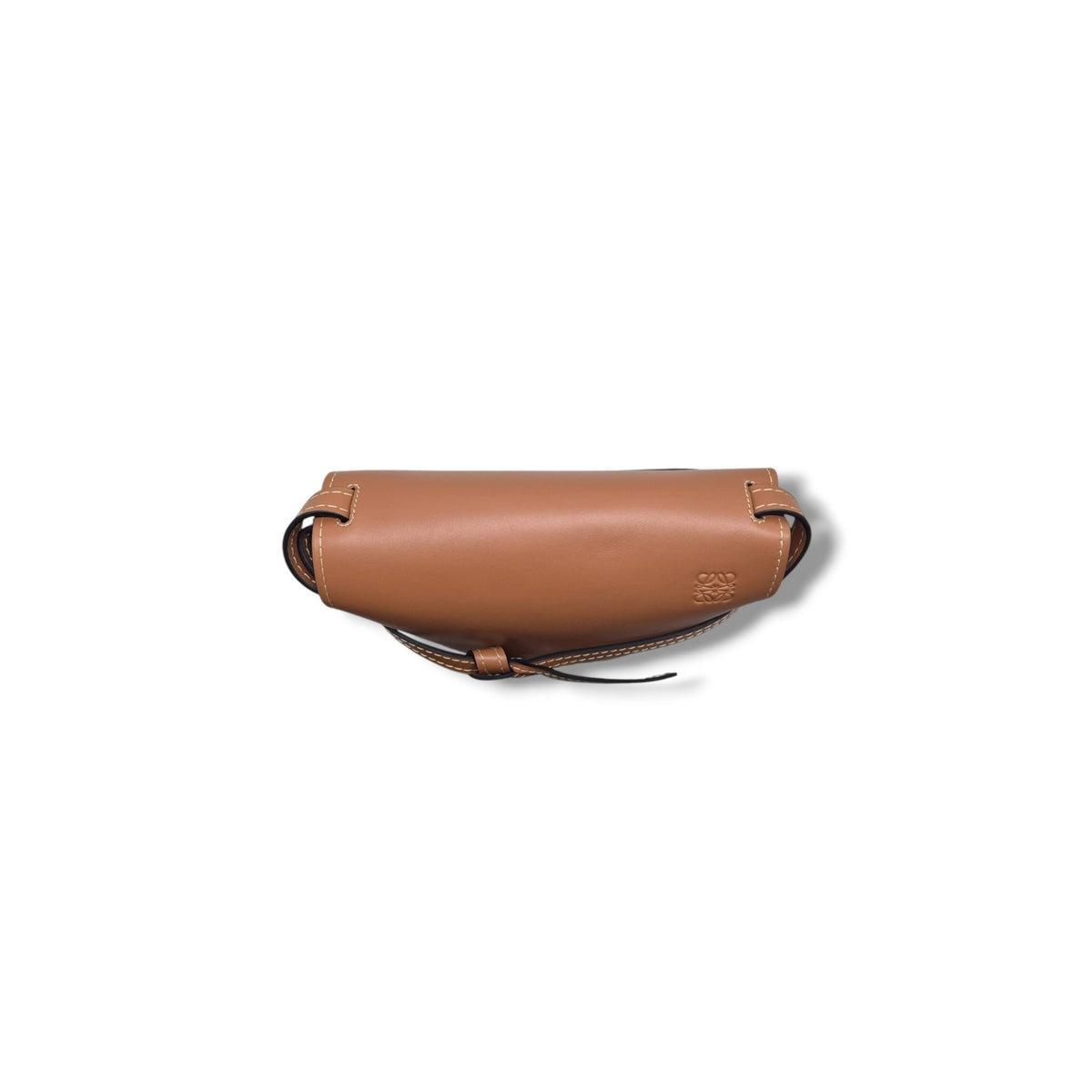 Loewe Gate Bag Leather Small Ghw (Brown/Blue)