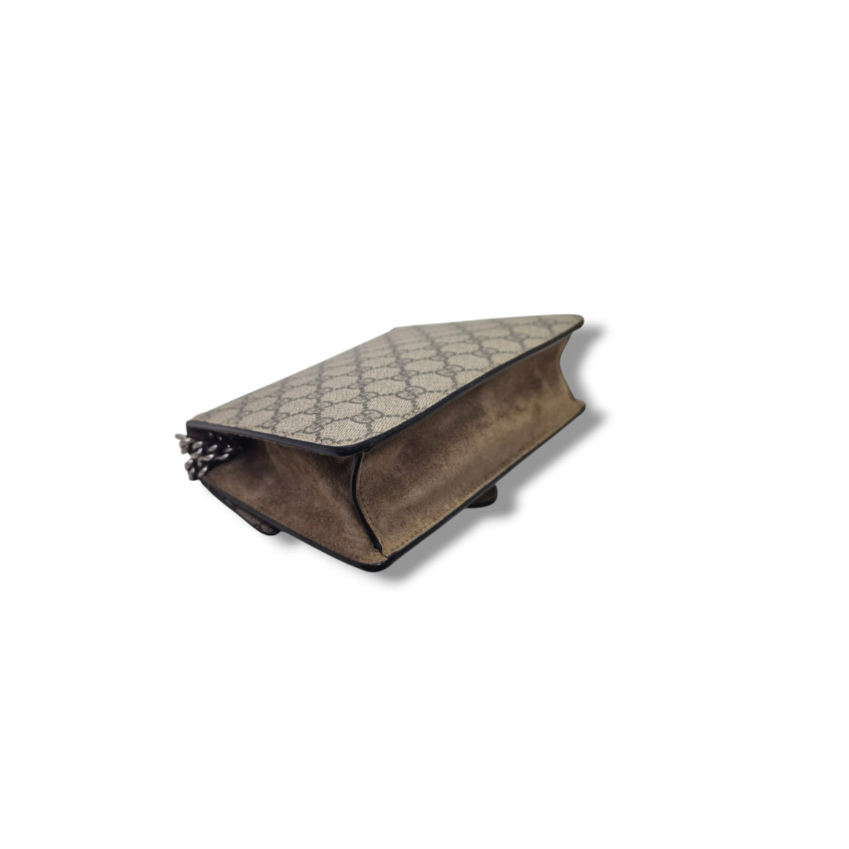 Gucci GG Supreme Dionysus Small Leather Crossbody Shw (Beige/Brown)