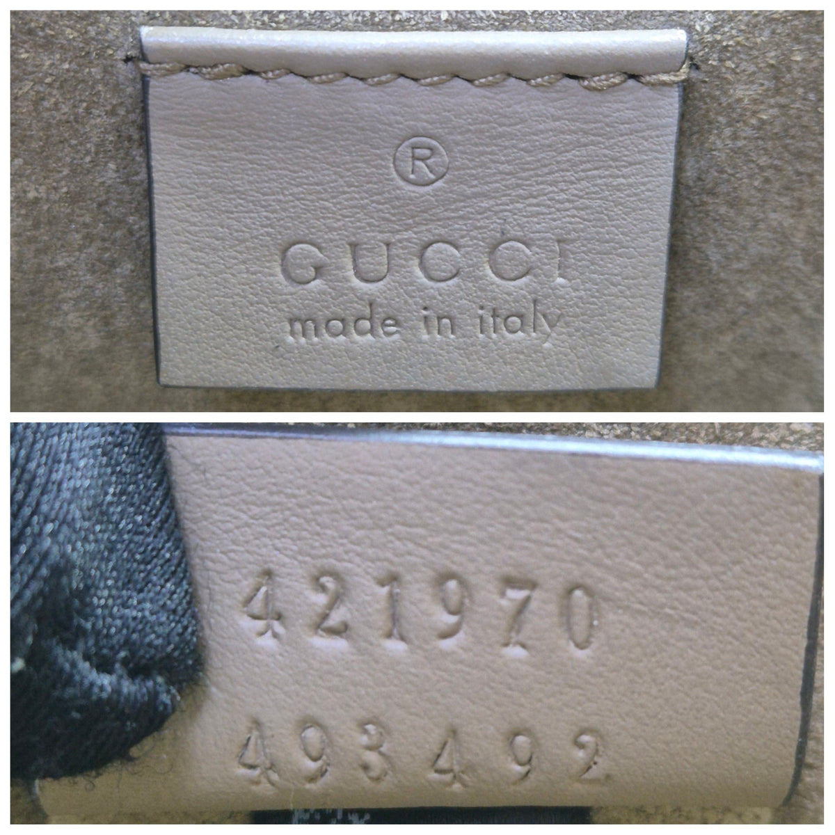 Gucci GG Supreme Dionysus Small Leather Crossbody Shw (Beige/Brown)
