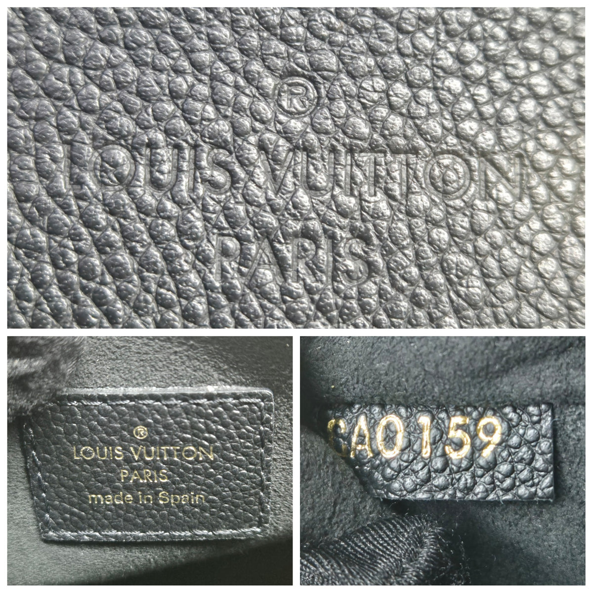 Louis Vuitton	Saint Placide Monogram Black Ghw