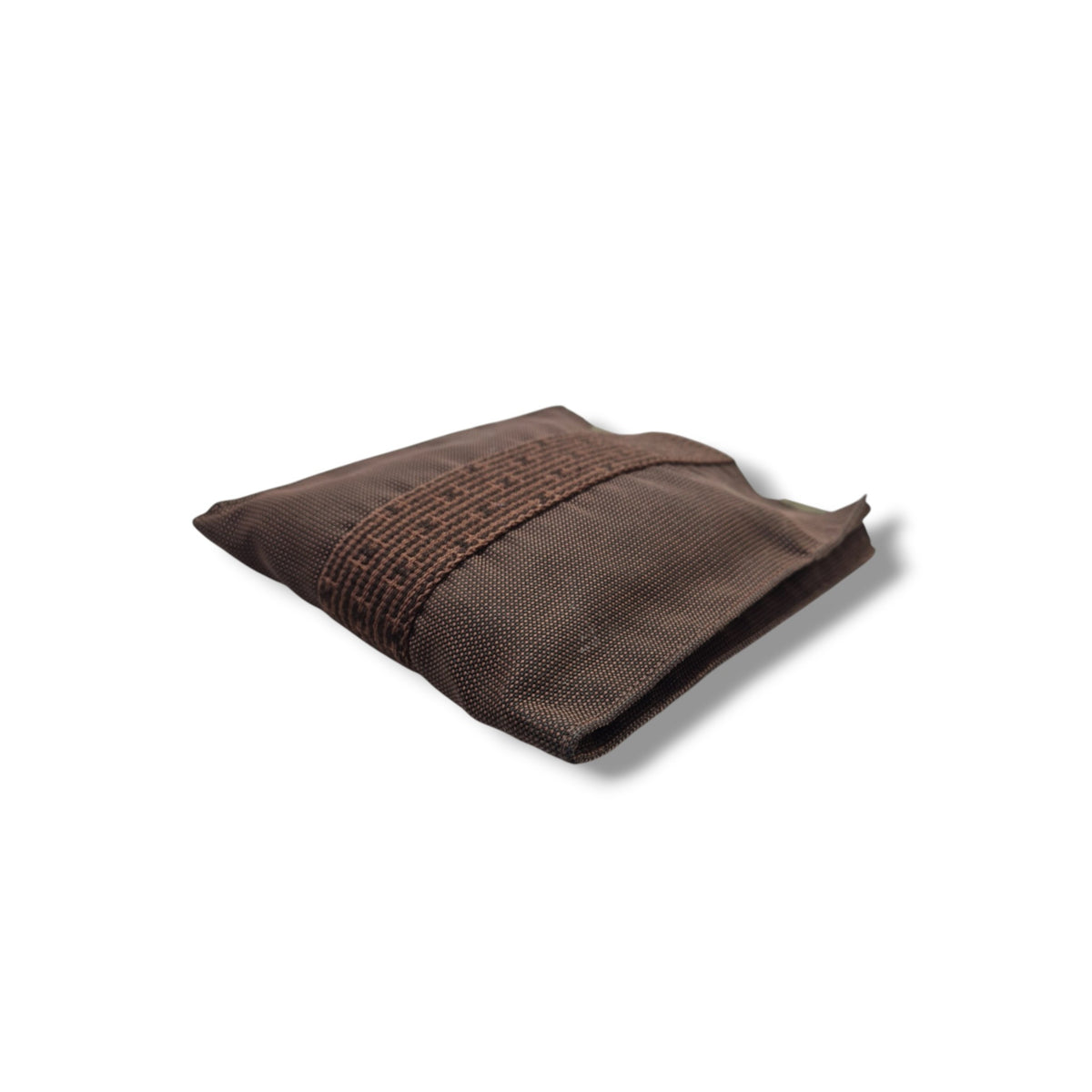 Hermes Herline Canvas Pochette Crossbody (Brown)