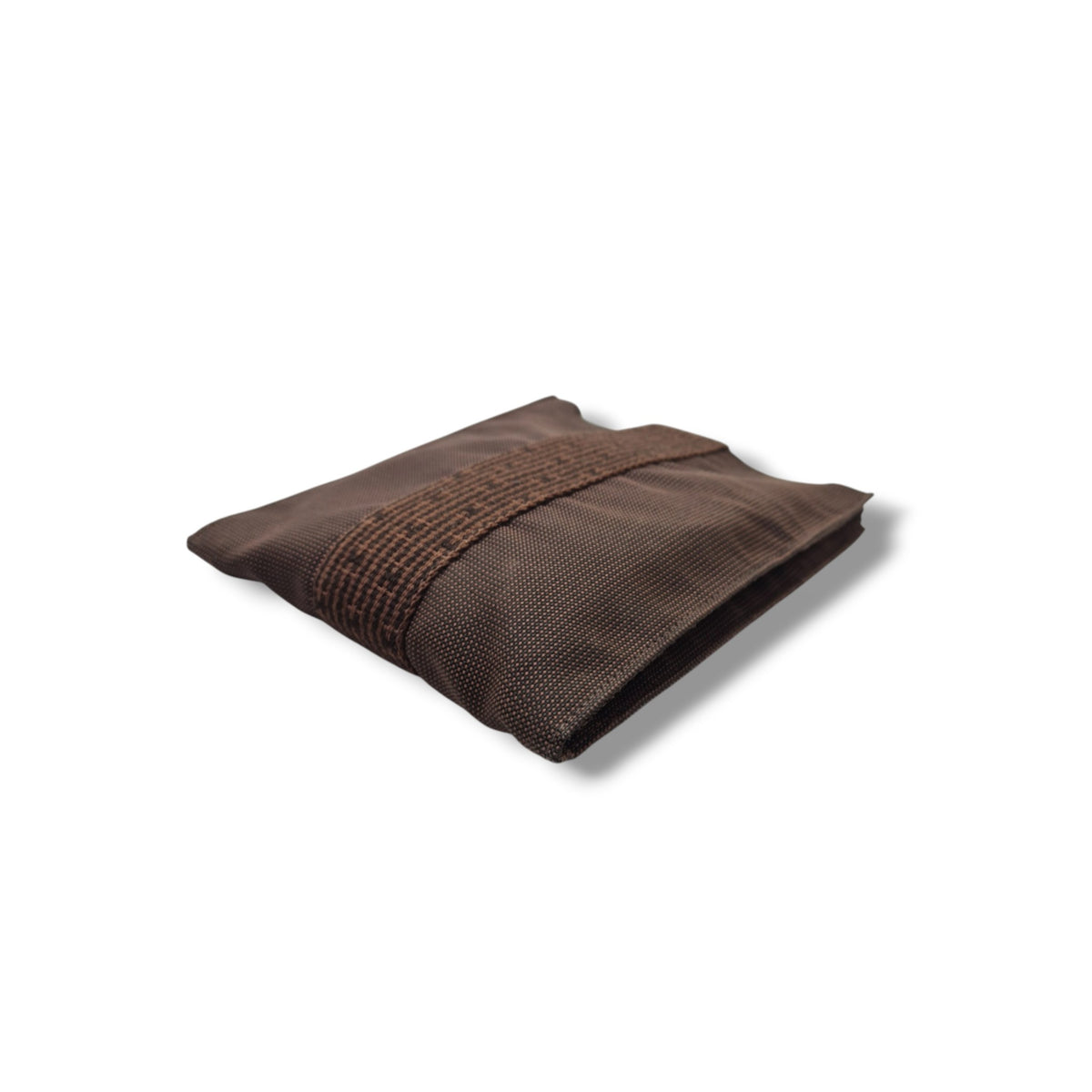 Hermes Herline Canvas Pochette Crossbody (Brown)