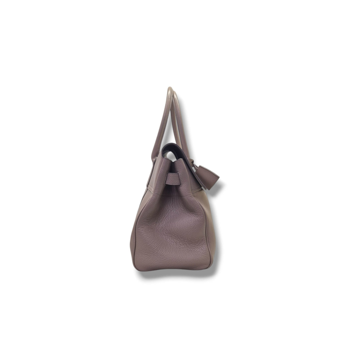 Mulberry Bayswater Pebbled Leather Shoulder Bag Shw (Beige)