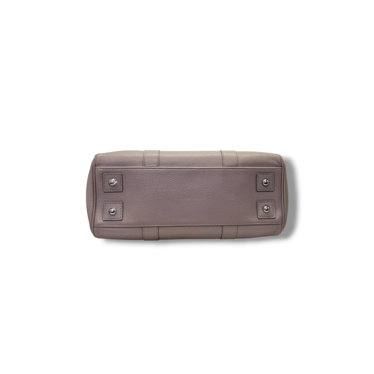 Mulberry Bayswater Pebbled Leather Shoulder Bag Shw (Beige)