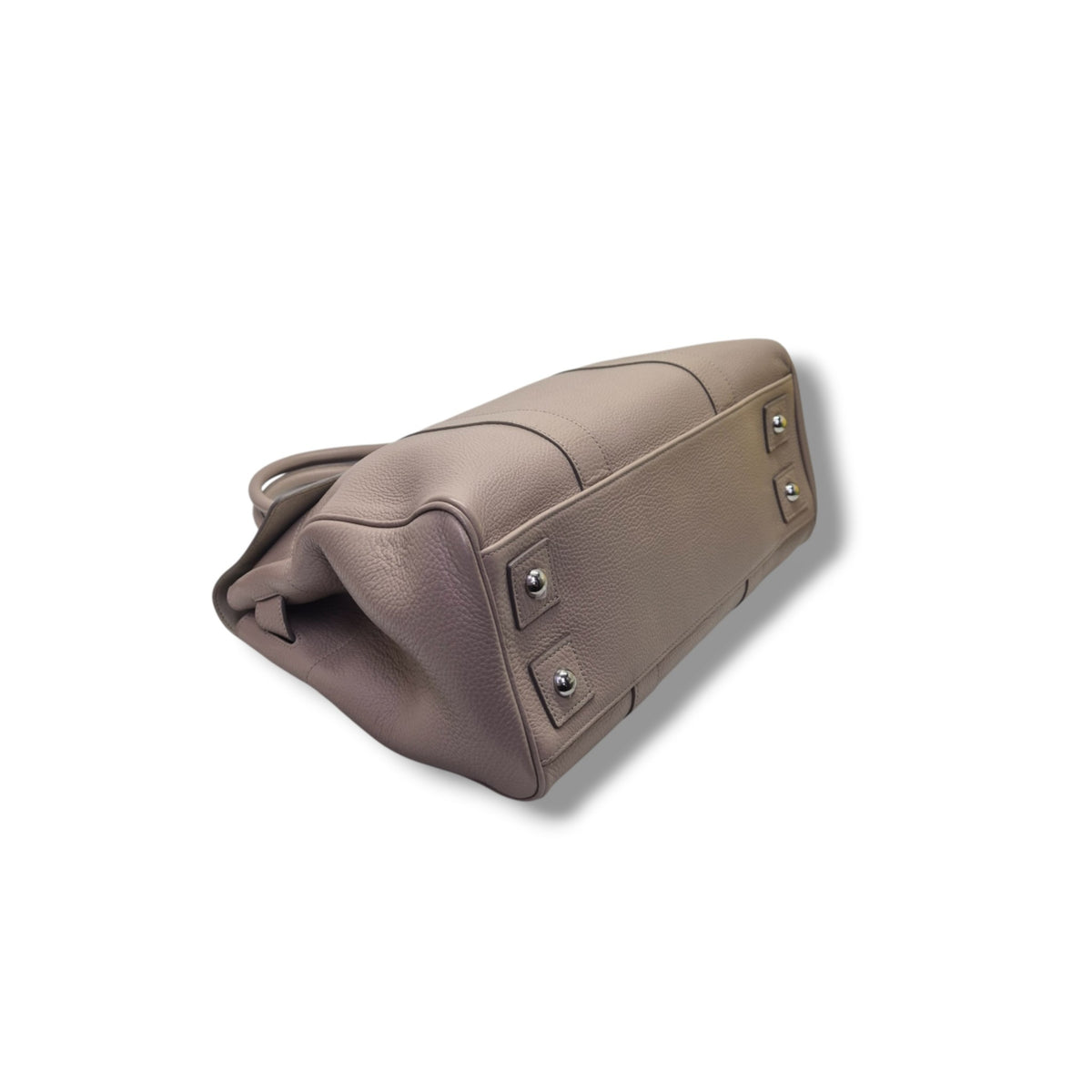 Mulberry Bayswater Pebbled Leather Shoulder Bag Shw (Beige)
