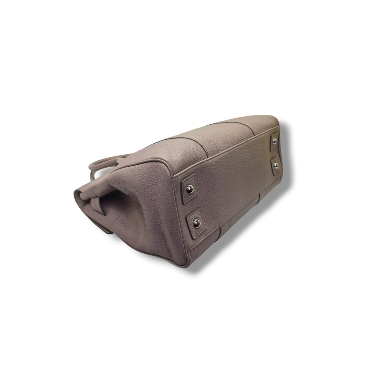 Mulberry Bayswater Pebbled Leather Shoulder Bag Shw (Beige)