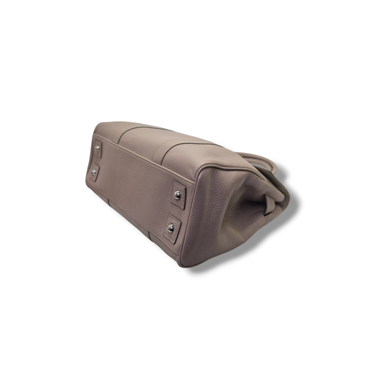 Mulberry Bayswater Pebbled Leather Shoulder Bag Shw (Beige)