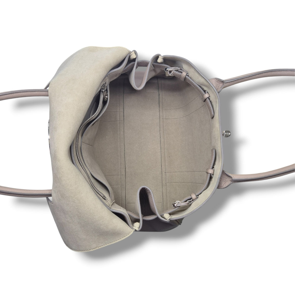 Mulberry Bayswater Pebbled Leather Shoulder Bag Shw (Beige)