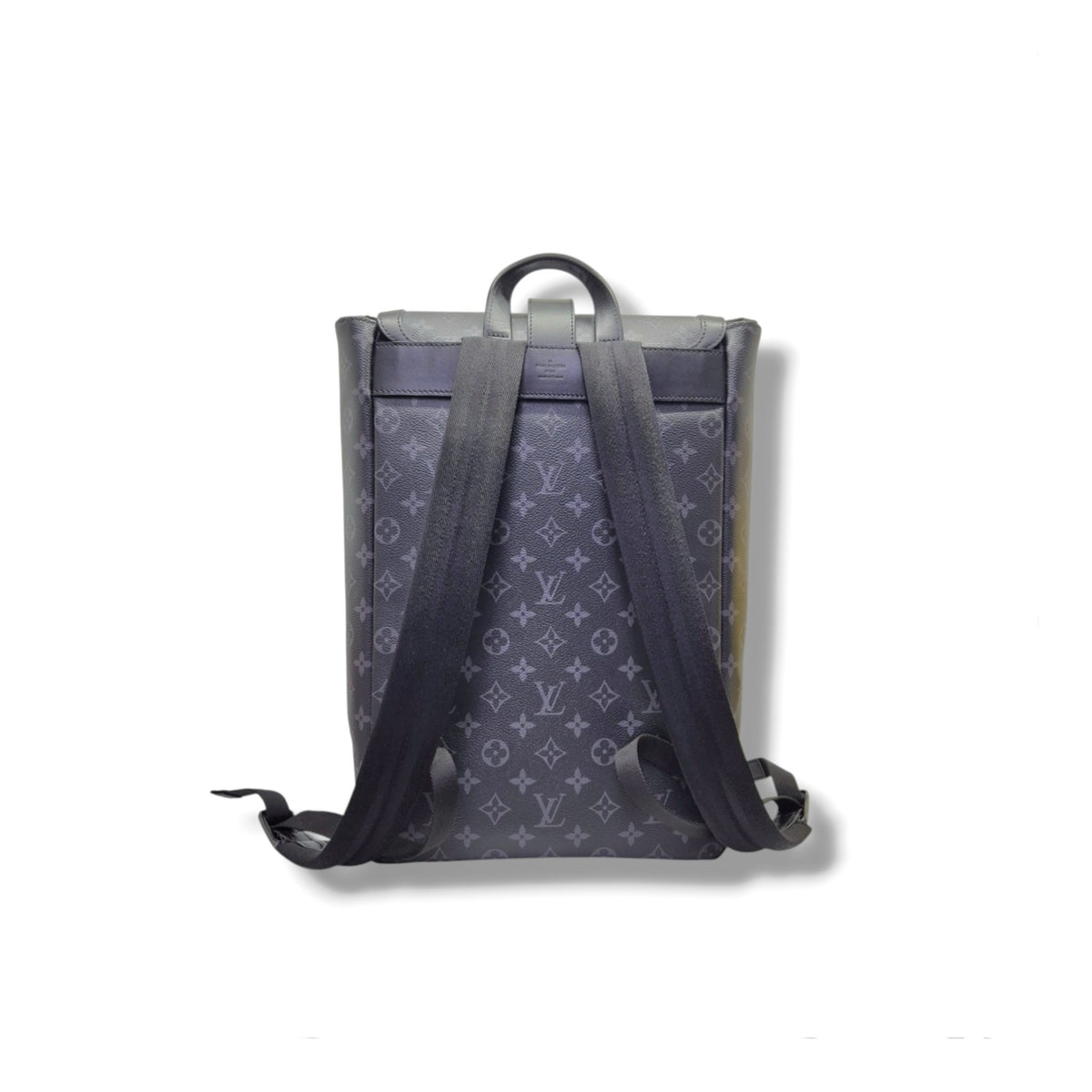 Louis Vuitton Saumur Backpack Monogram Eclipse Matte Black Hw