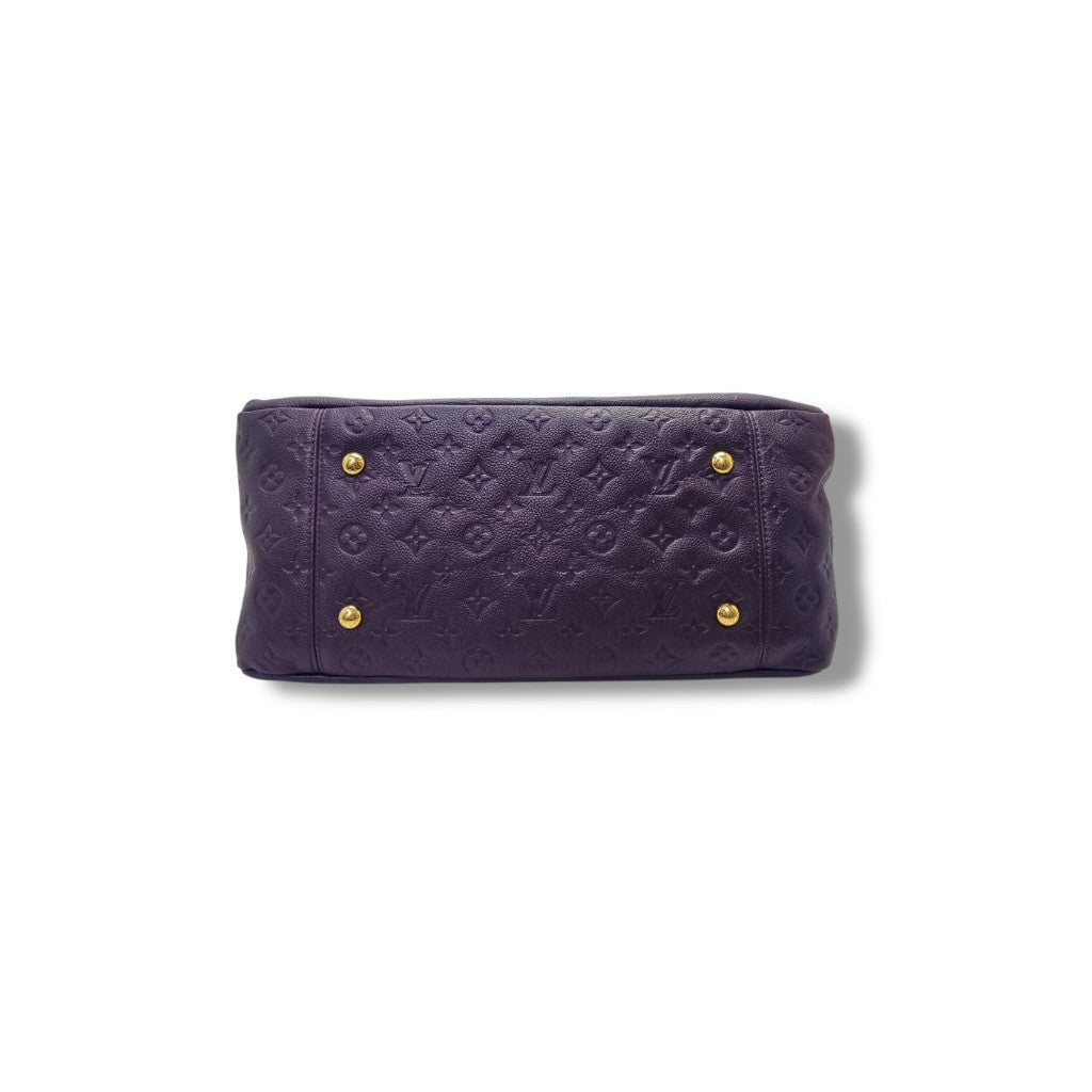 Louis Vuitton Artsy MM Monogram Empreinte Ghw (Aube Purple)
