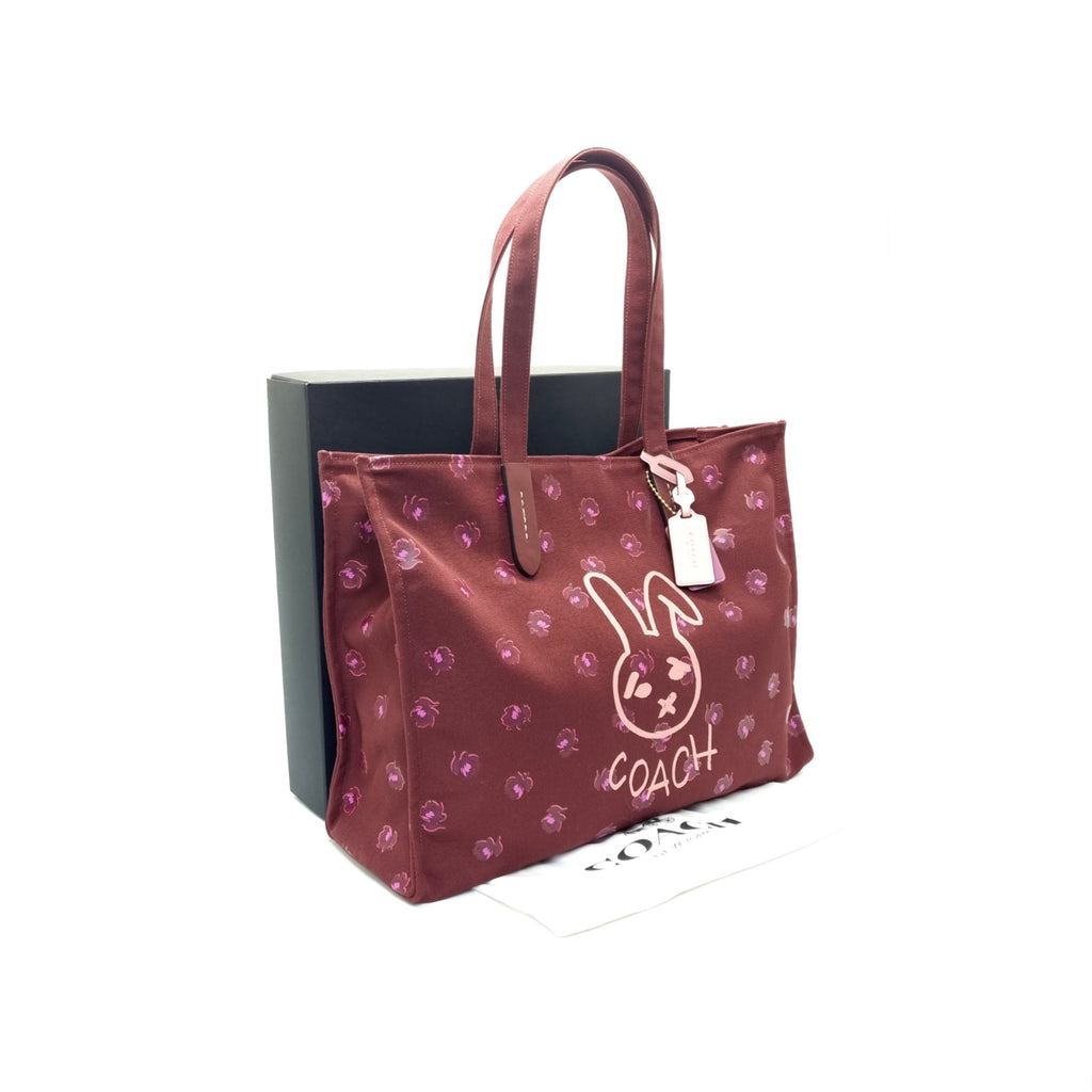 Shop COACH Bunny Graphic Tote Bag