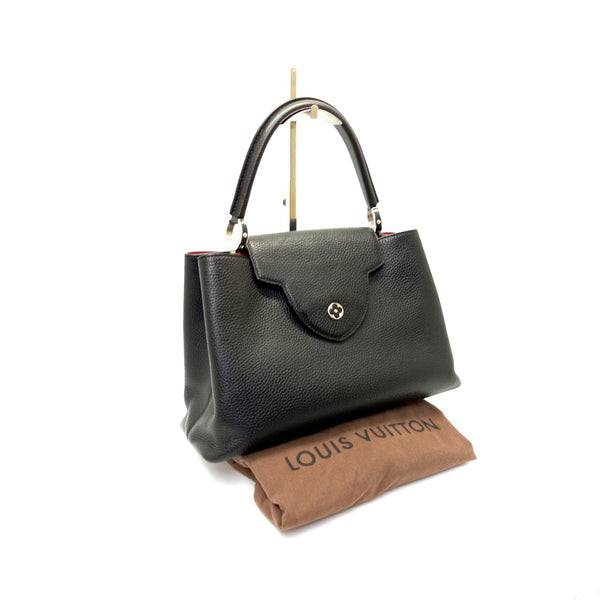 Louis Vuitton Capucines GM Taurillon Leather Shw (Black)