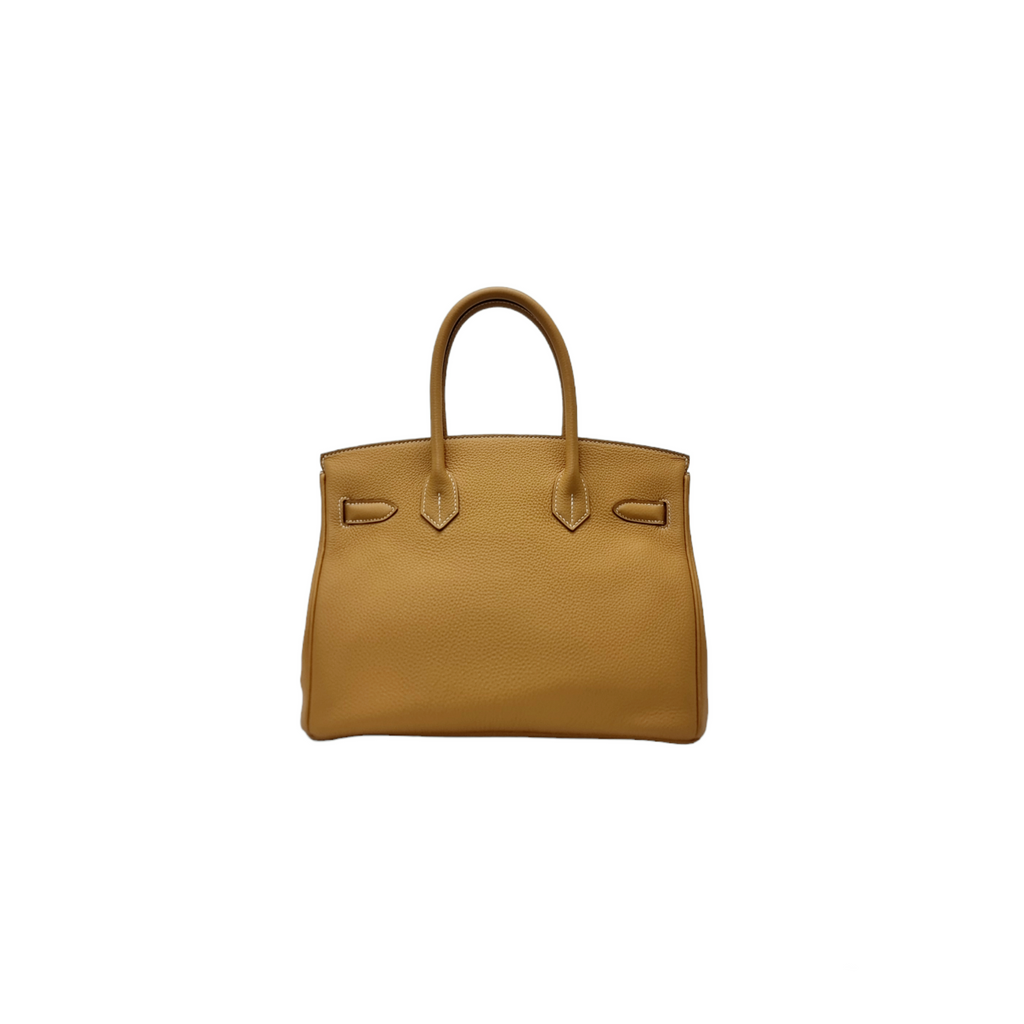 Birkin 30 Fjord Leather in Natural Sable