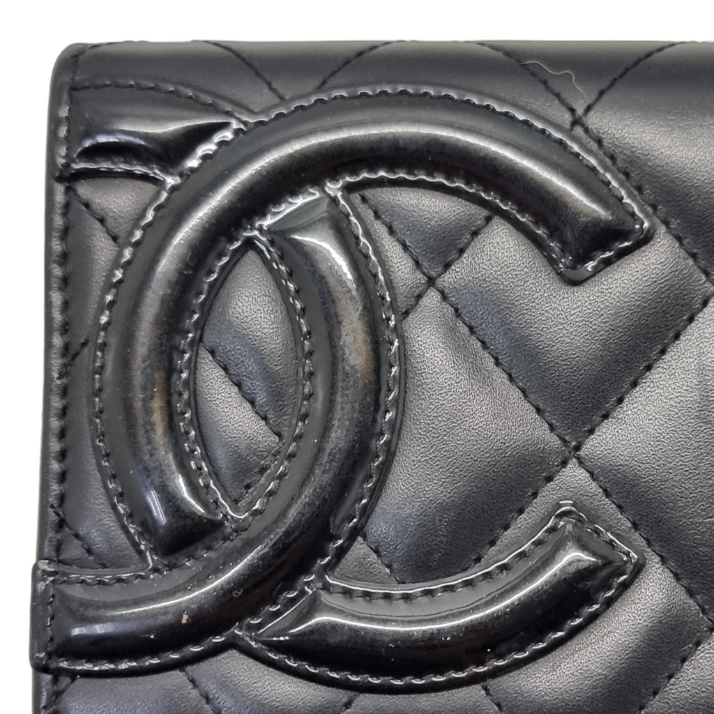 Cambon leather wallet Chanel Black in Leather - 37670796
