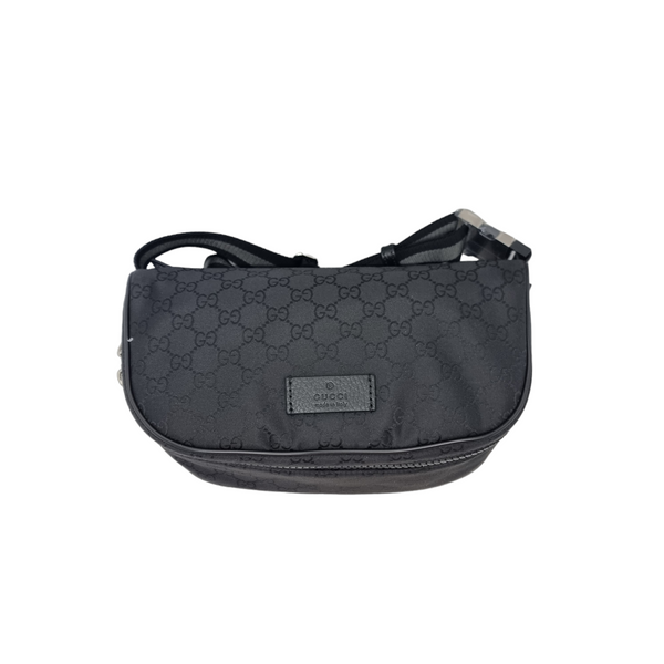 Gucci GG Guccissima Nylon Bumbag Shw Black