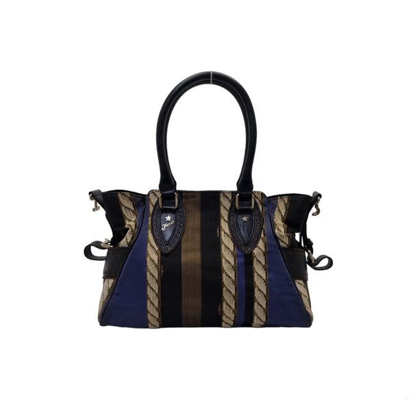 Fendi Du Jour Canvas Shoulder Bag Ghw (Multicolour)