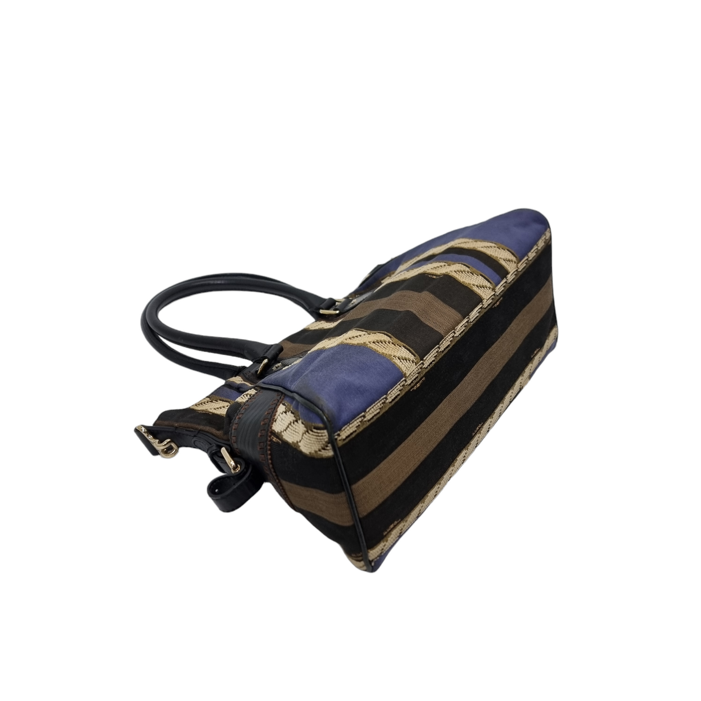 Fendi Du Jour Canvas Shoulder Bag Ghw (Multicolour)