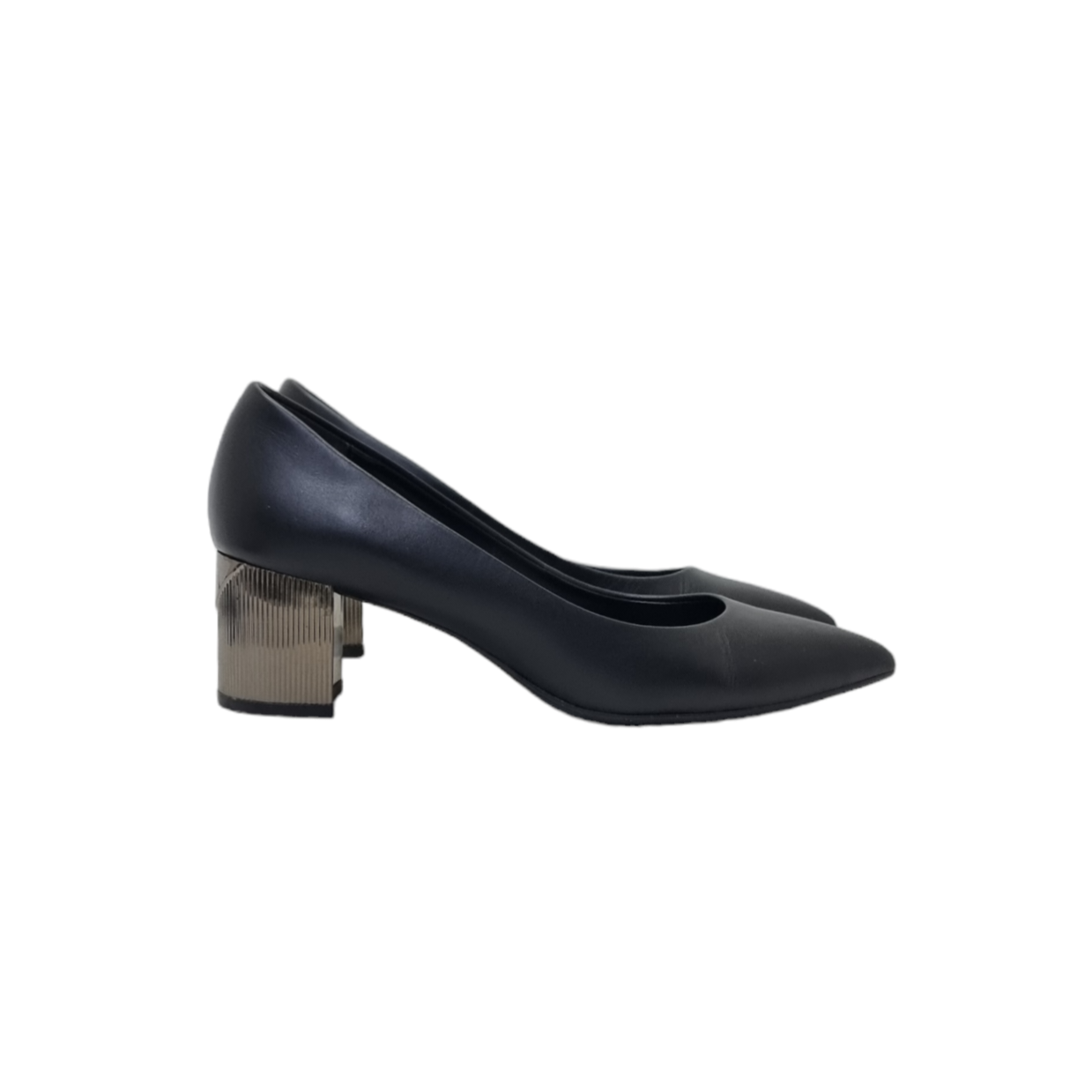 Michael Kors Paloma Flex Leather Court Shoes (Black)