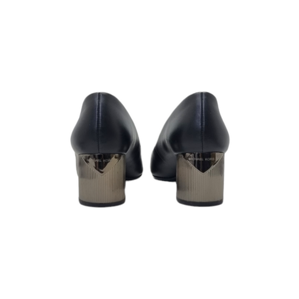 Michael Kors Paloma Flex Leather Court Shoes (Black)