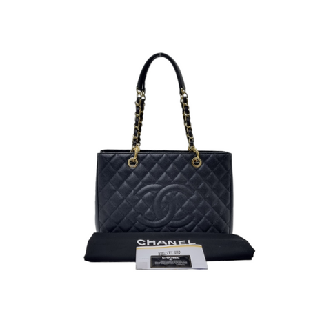 Chanel GST Caviar Ghw (Black)