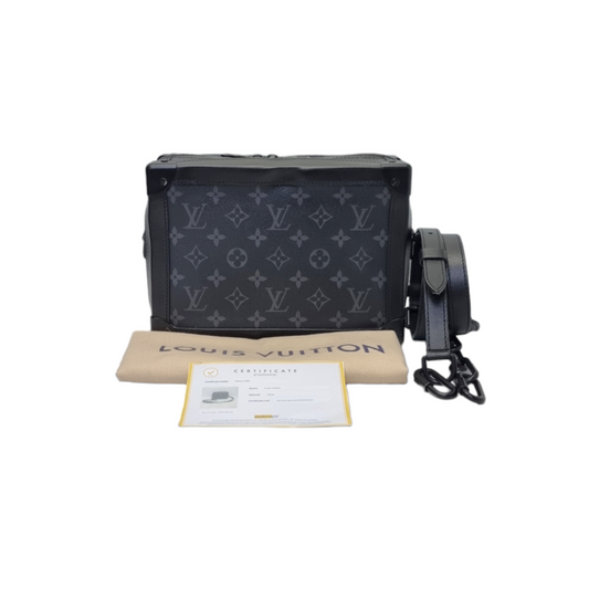 Louis Vuitton Soft Trunk Monogram Eclipse Matte Black Hardware