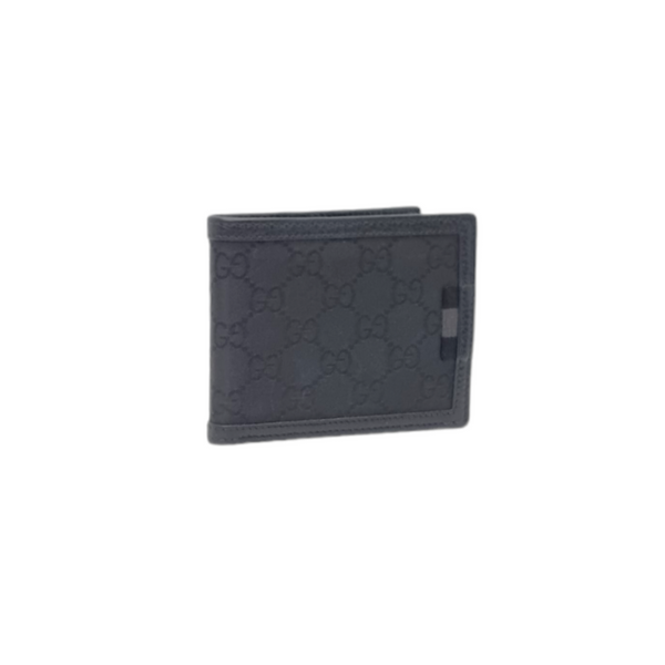 Gucci GG Canvas Bifold Wallet (Black)