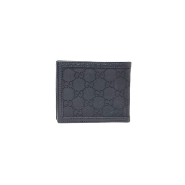 Gucci GG Canvas Bifold Wallet (Black)