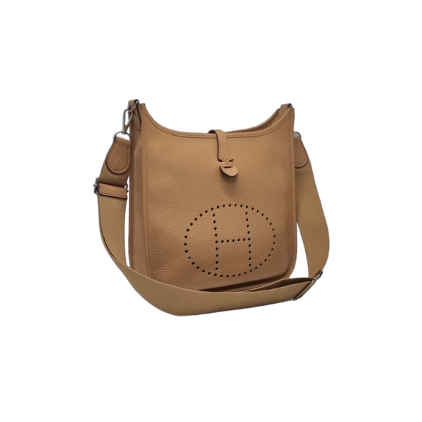 Hermes Evelyne PM Clemence Leather Palladium Hw (Gold)