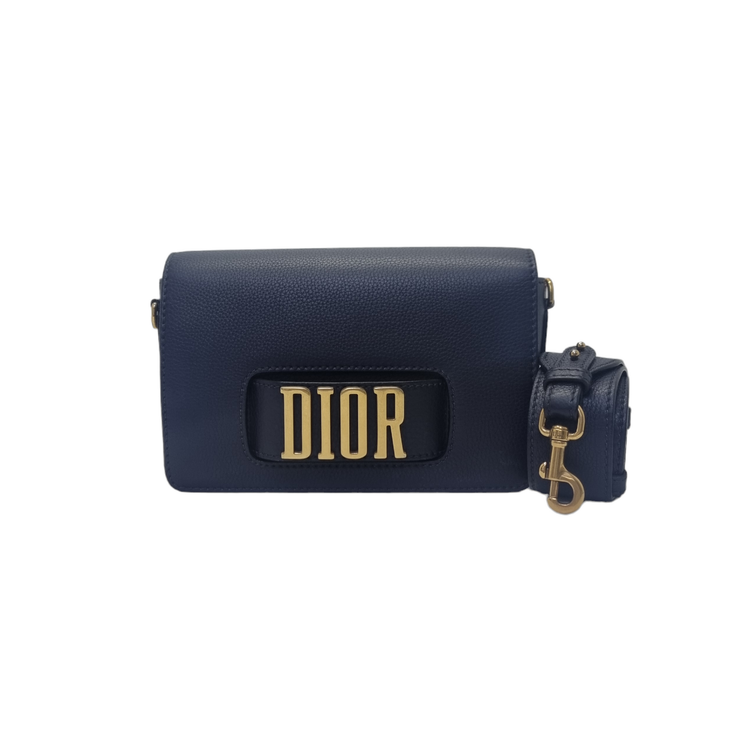 Christian Dior Dio(r)evolution Leather Crossbody Ghw (Navy Blue)