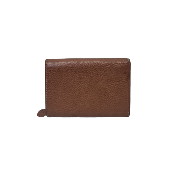 Mulberry French Leather Wallet Ghw (Brown)